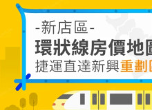 環狀線房價地圖 捷運直達新興重劃區